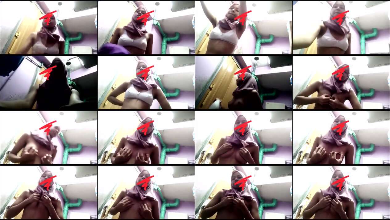 Video Jilbab Tocil Pamer Peralon Hijau